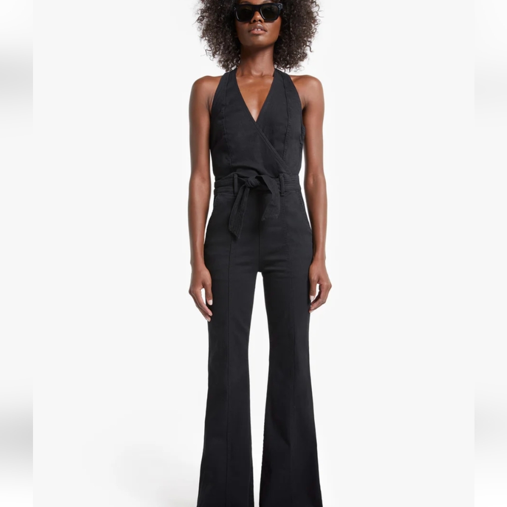 Mother The Doozy Denim Jumpsuit